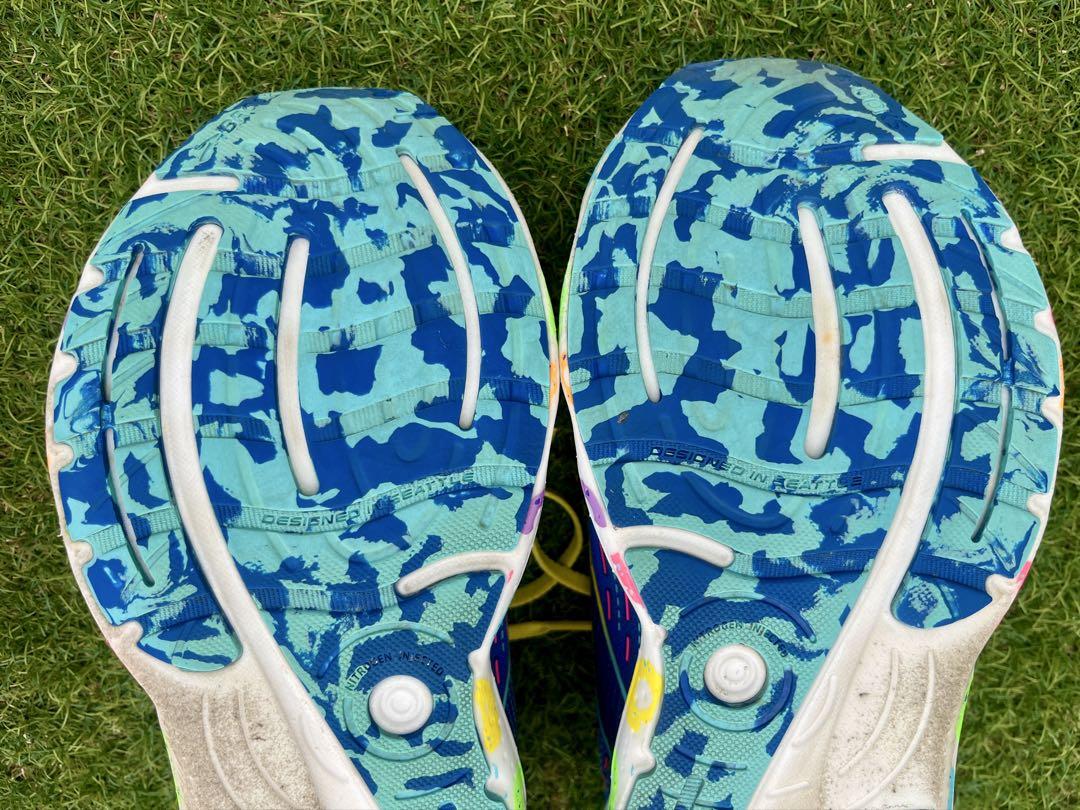 1000キロ走ったグリセリン20のアウトソールの前足部