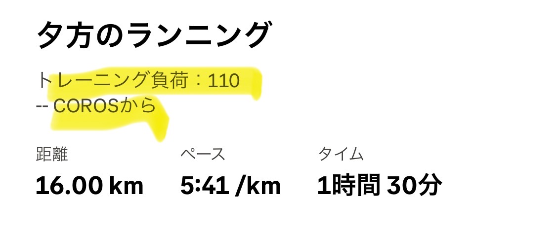 トレーニング負荷